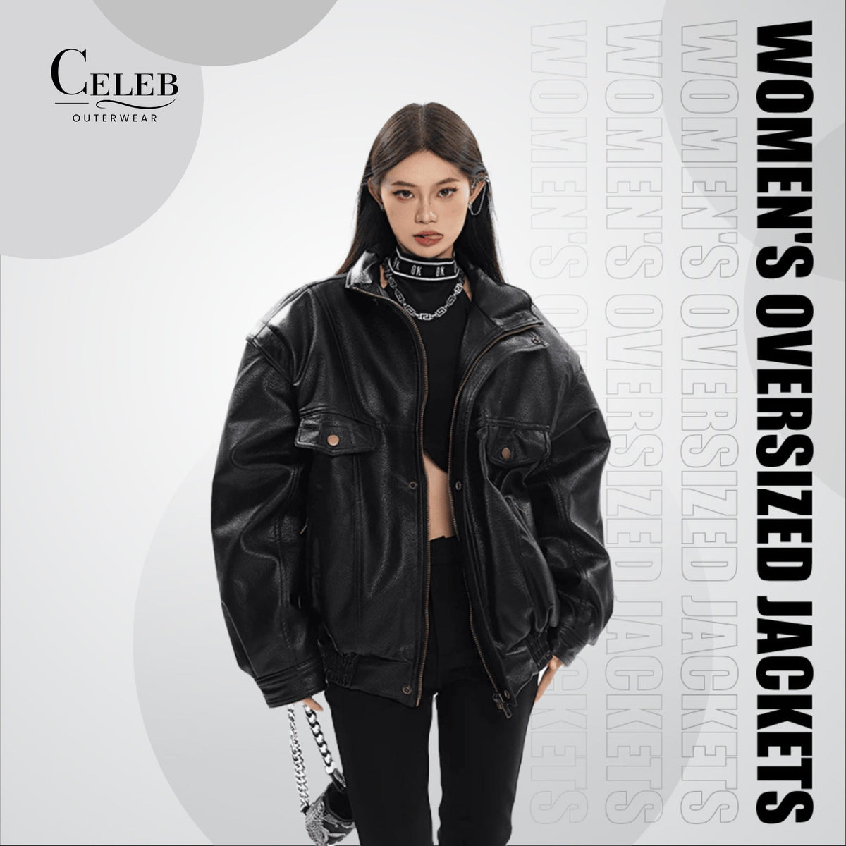 Women's 90s Oversized Jackets