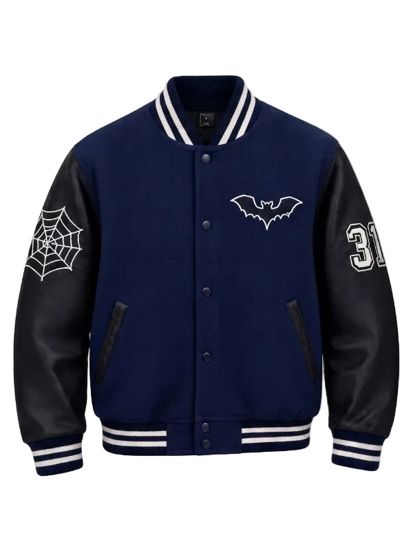 Halloween Haunted House Varsity Jacket