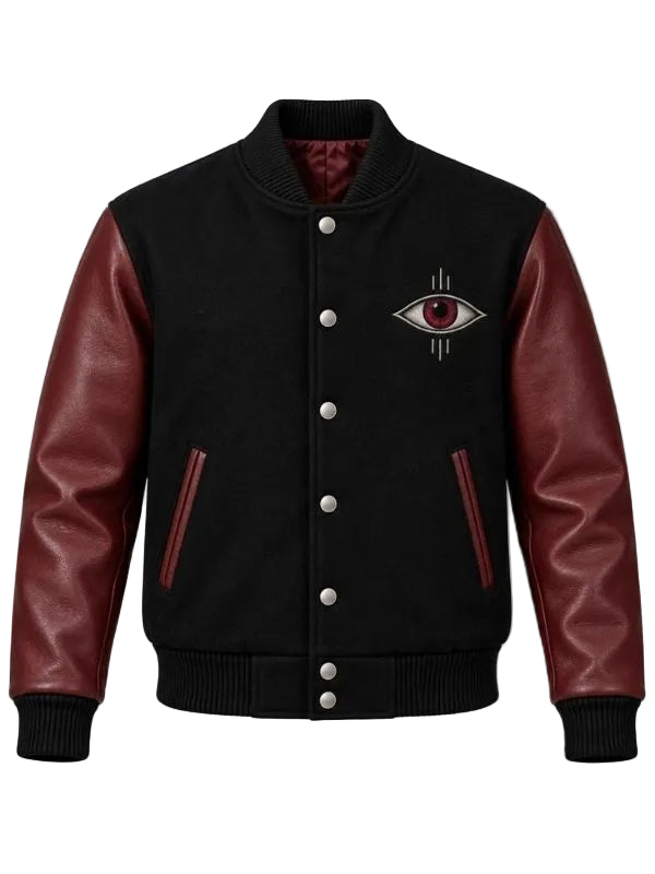 Halloween Supernatural Eye Varsity Jacket