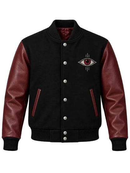 Halloween Supernatural Eye Varsity Jacket