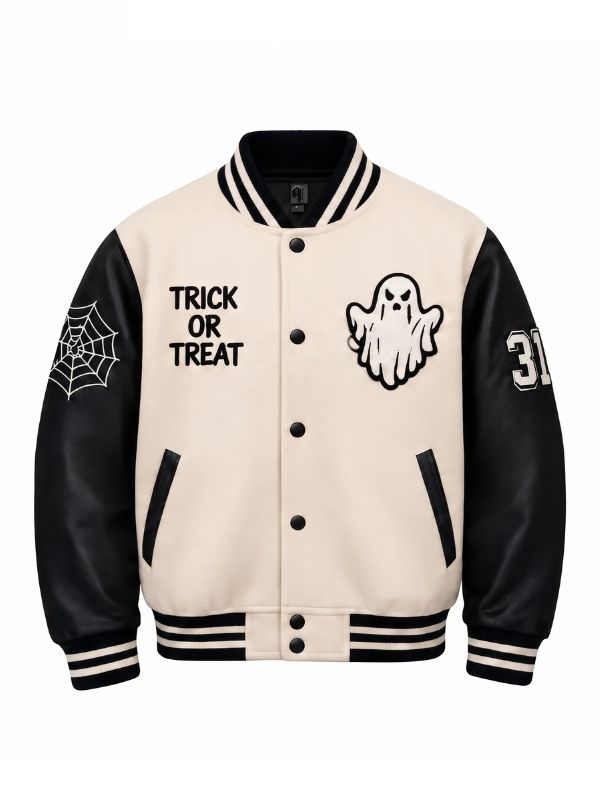 Halloween Trick or Treat Varsity Jacket