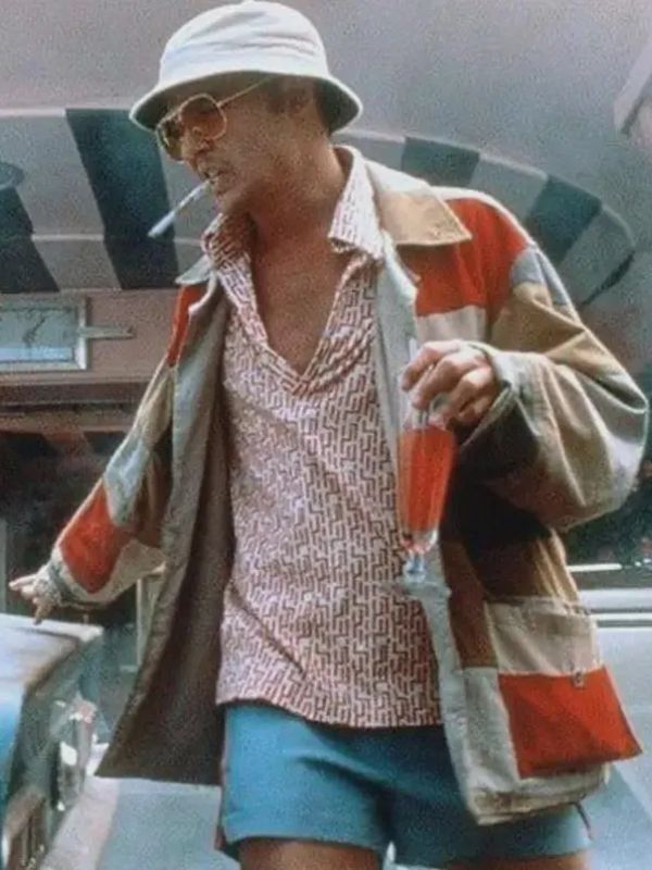 Hunter S. Thompson Raoul Duke Patchwork Field Jacket