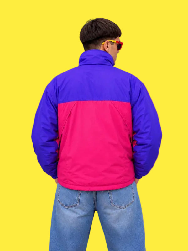Oliver Tree 90s Retro Windbreaker Jacket Back