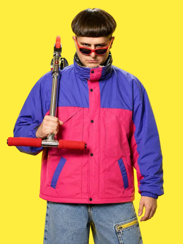 Oliver Tree 90s Retro Windbreaker Jacket