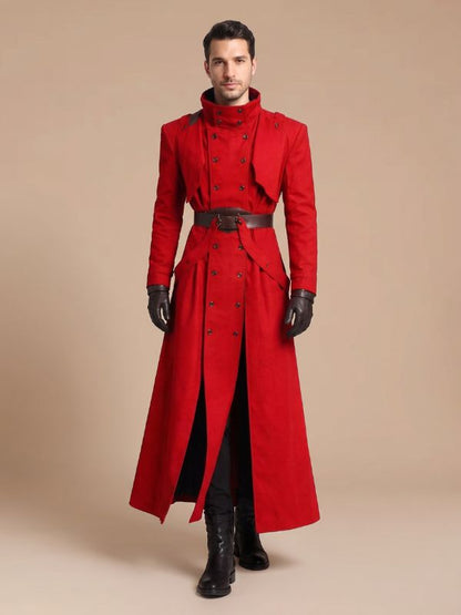 Vash The Stampede Red Gothic Cosplay Trench Coat